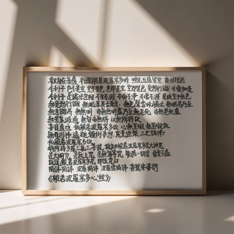 Heart Sutra 心經: A Meditation in Ink